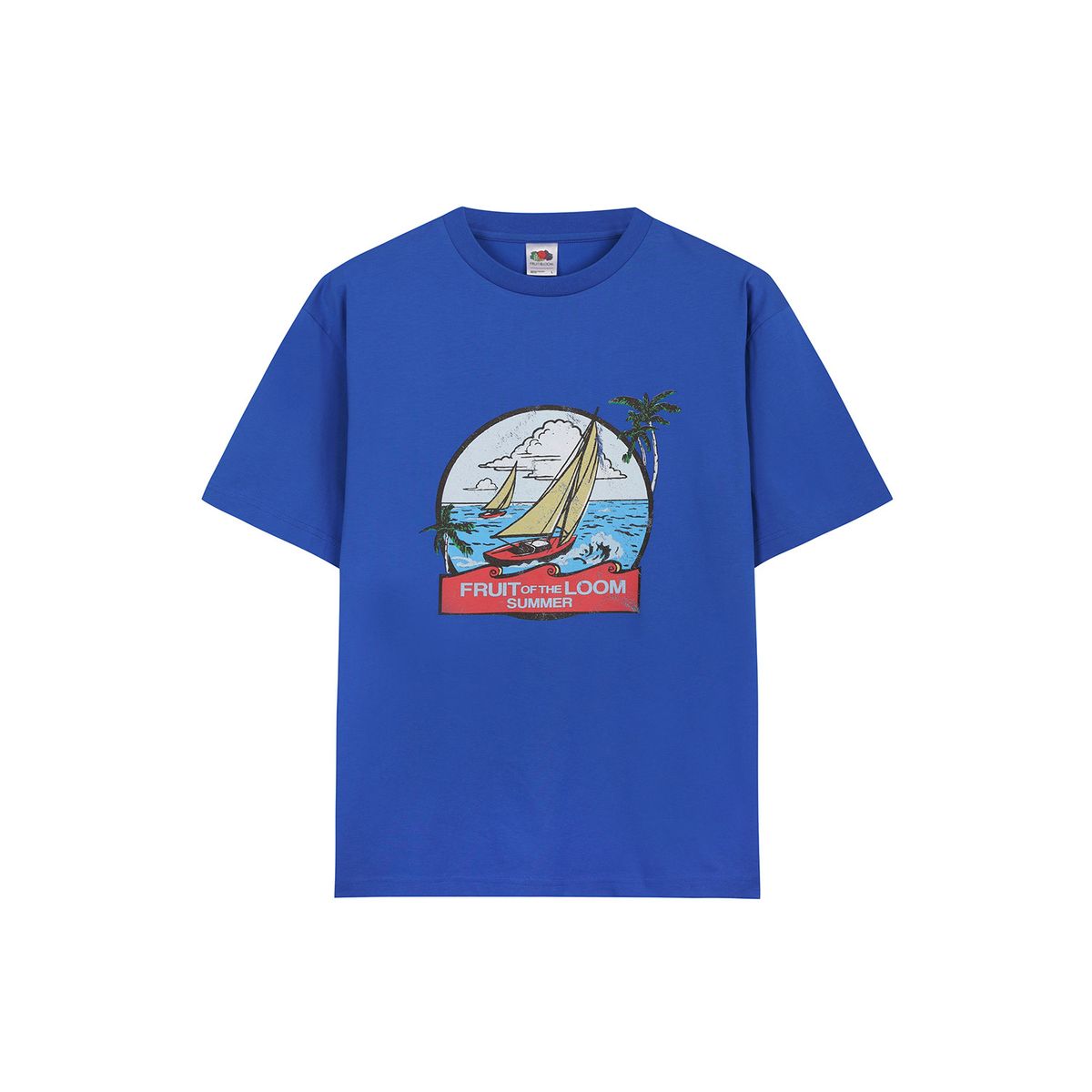 프룻오브더룸(FRUIT OF THE LOOM) 플로리다 썸머 반팔티셔츠(BLUE)