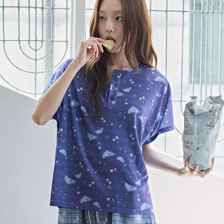 Dolphin Glow Dolman Tee (티셔츠)