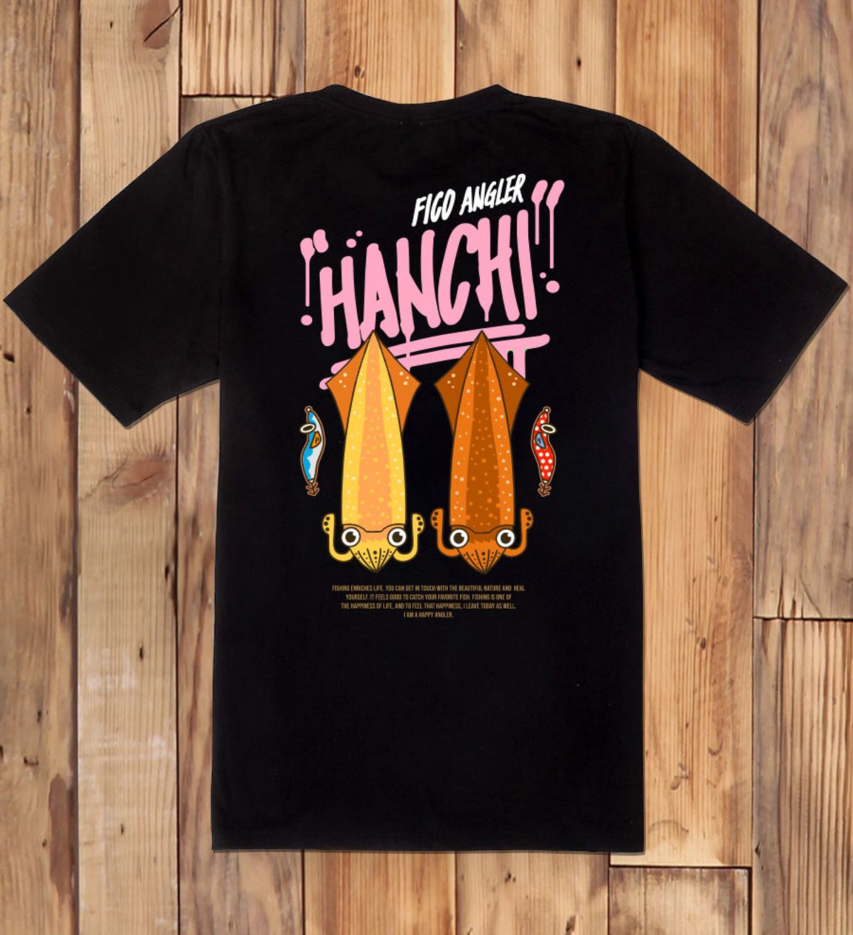 돌돌(DOLDOL) FICO-tshirts-404 한치 피코앵글러 낚시 브랜드 디자인 티셔츠 반팔티