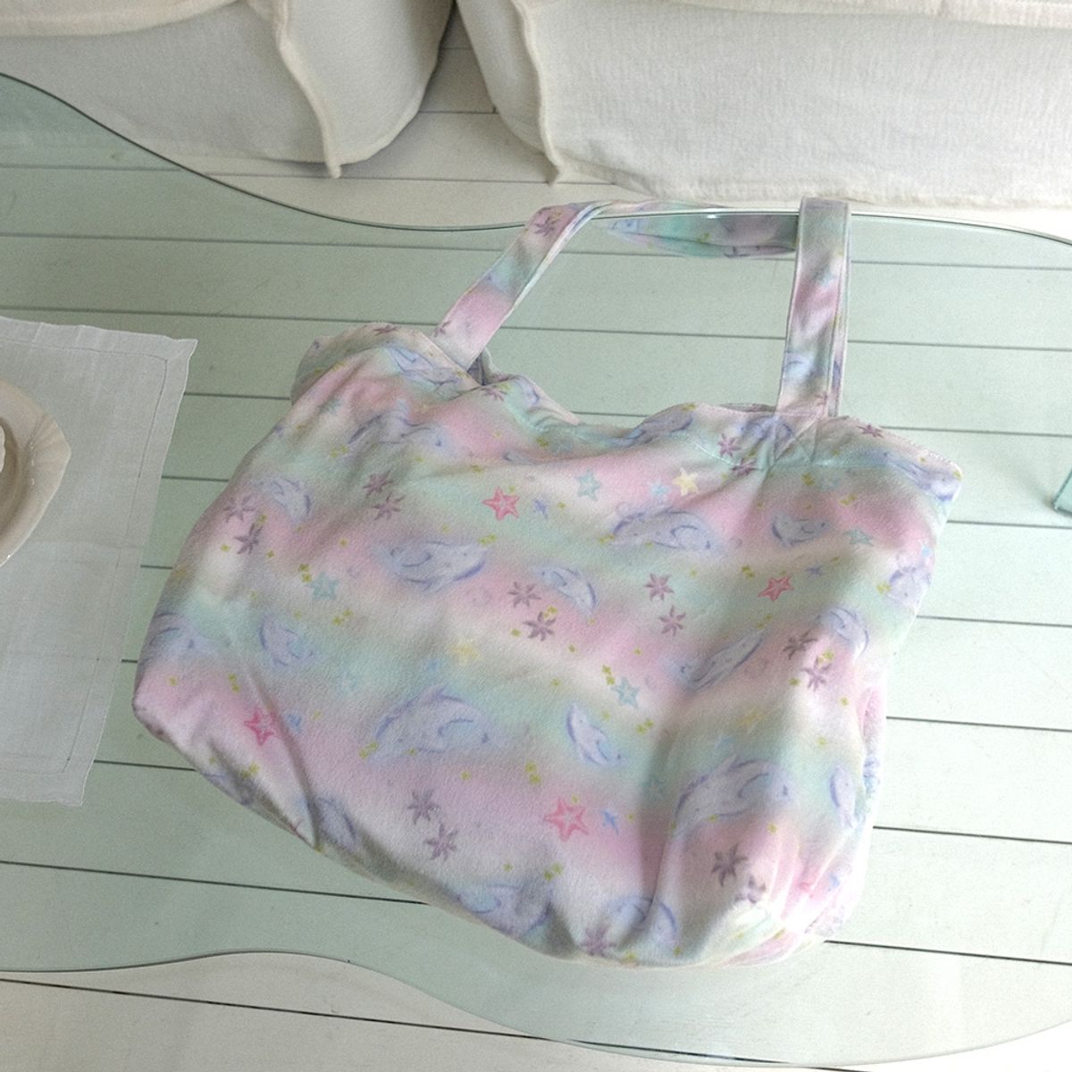 뮤즈무드(MUSEMOOD) Dolphin Glow Garden Bag (가든백)