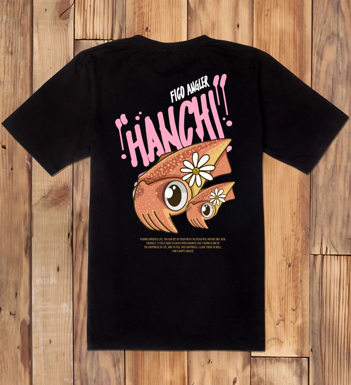 돌돌(DOLDOL) FICO-tshirts-406 한치 피코앵글러 낚시 브랜드 디자인 티셔츠 반팔티