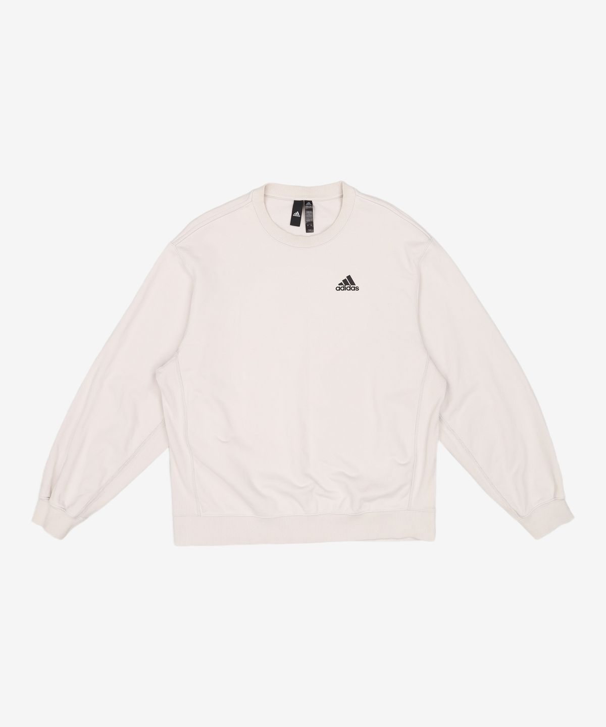 아디다스(ADIDAS) 로고 스웨트셔츠 - 라이트 그레이 / H37068 L