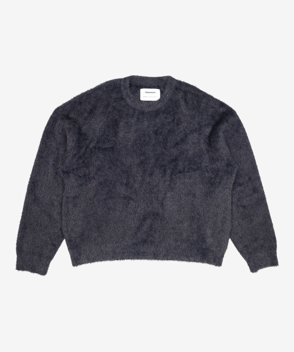 노매뉴얼(NOMANUAL) (시그니처종료)CROPPED HAIRY KNIT - 5 COLOR 105