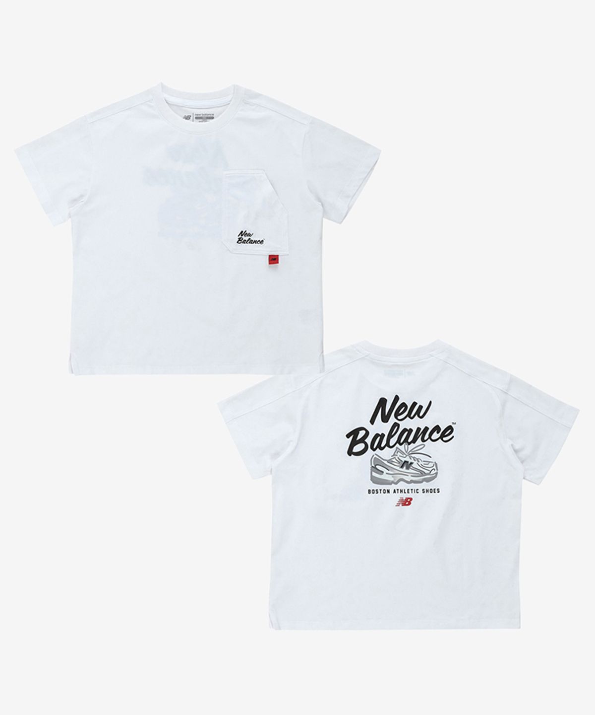 뉴발란스 키즈(NEWBALANCEKIDS) NBSC_포켓 포인트 반팔 티셔츠 NK9EG2772U10