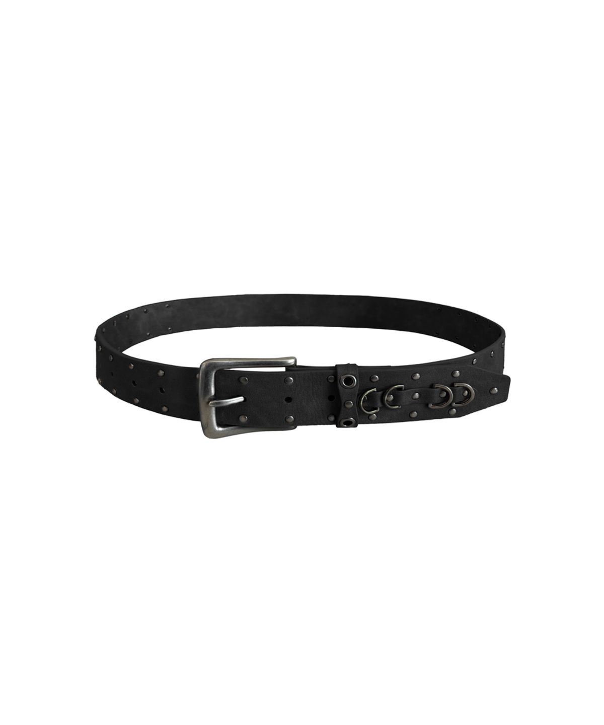 파시온(PASION) 시에나 스터드 벨트_블랙 Sienna Stud Belt_ Black