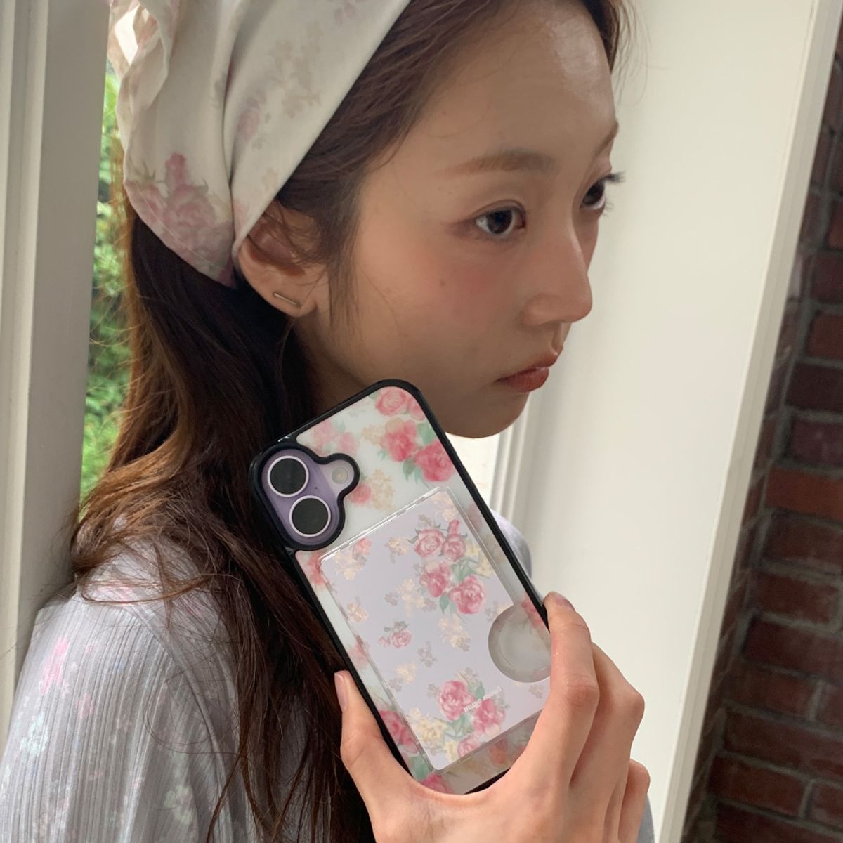 뮤즈무드(MUSEMOOD) Rose Letter MagSafe card slot (맥세이프카드슬롯)