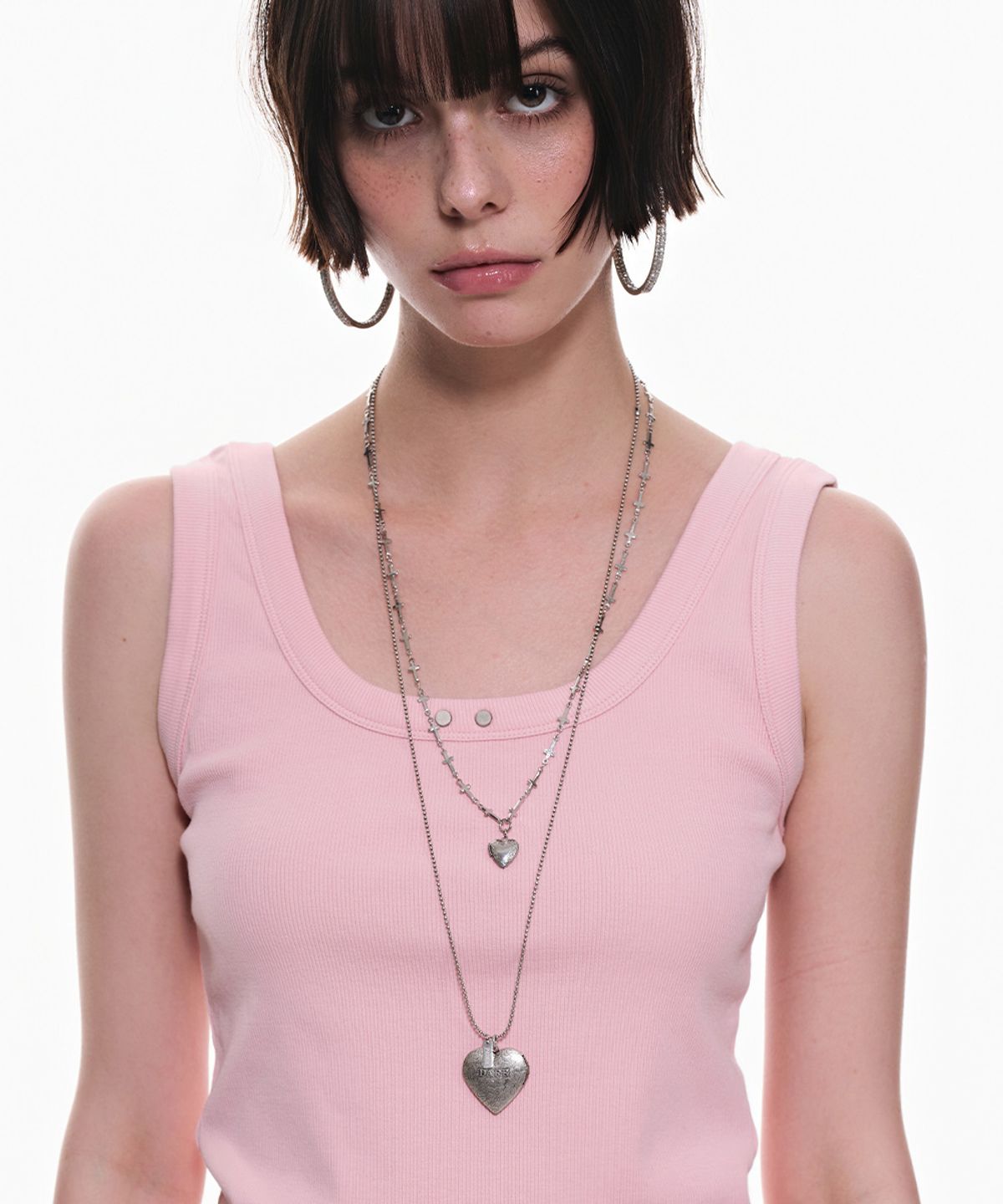 파시온(PASION) 킵세이크 하트 목걸이_실버 Keepsake Heart Necklace_Silver