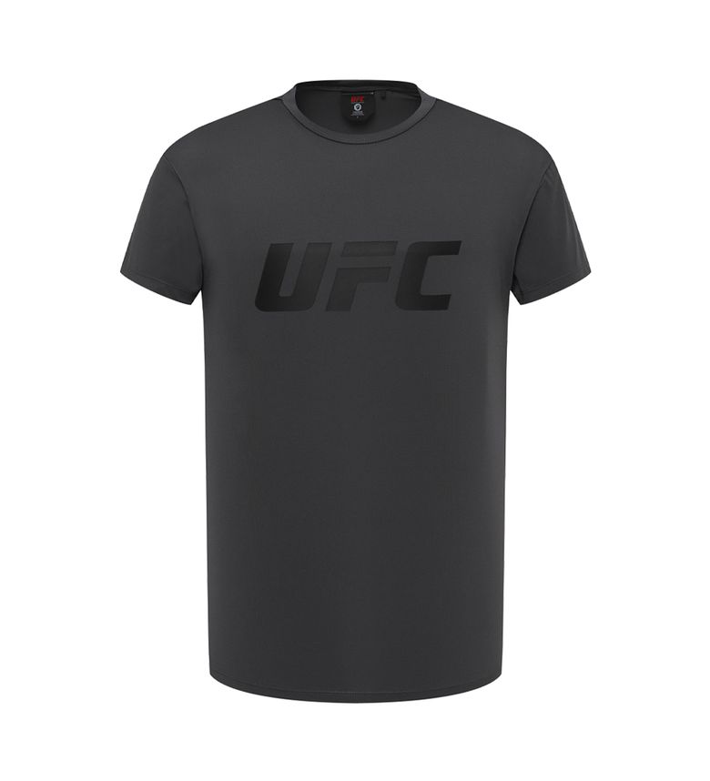 UFC 텐션 빅로고 머슬핏 반팔 티셔츠 차콜 U4SSX3106CH