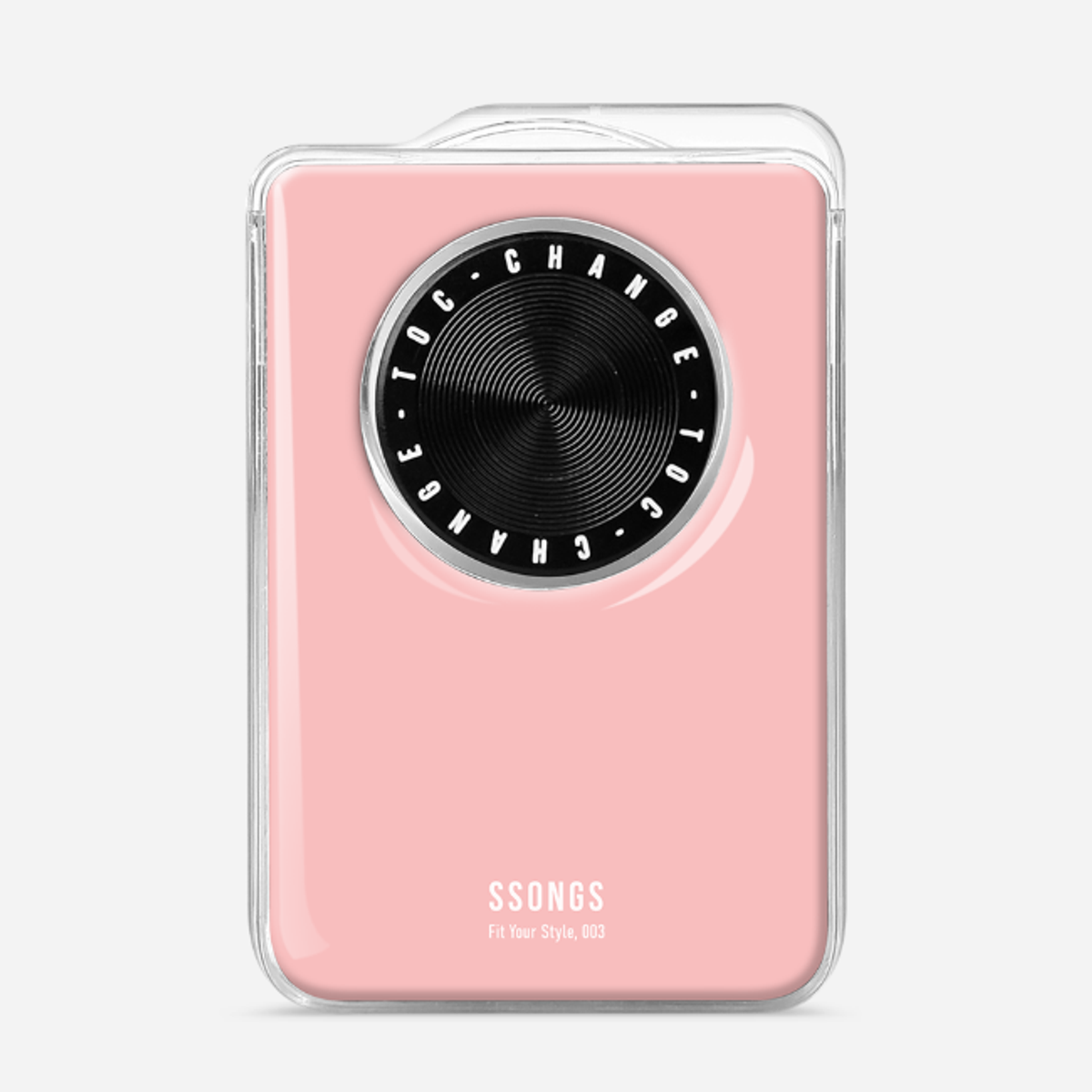 쏭스(SSONGS) 맥세이프 카드지갑 2배자력 체인지 3카드팩 컬러 에폭시 006 파스텔핑크