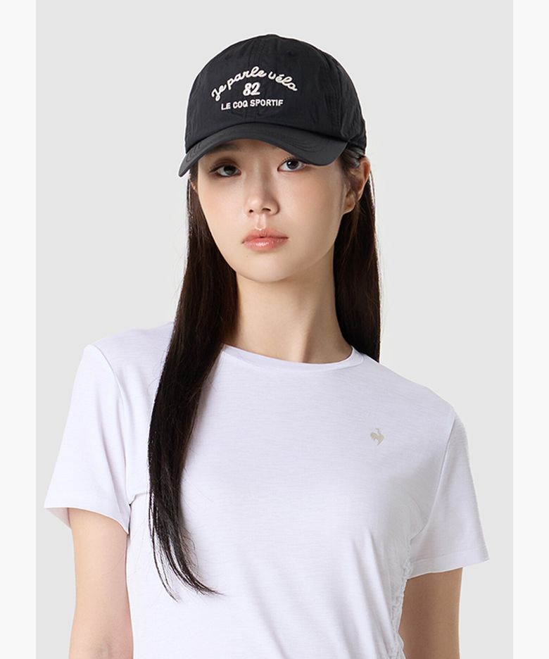 아치 레터링 경량볼캡 - 블랙 QR323ACP72