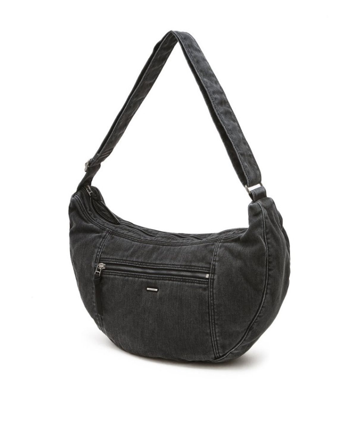 질스튜어트 맨 액세서리(JILLSTUART MEN ACC) [워싱 데님][Washing Denim] 다크그레이 호보 크로스백 JUBA6F114G2