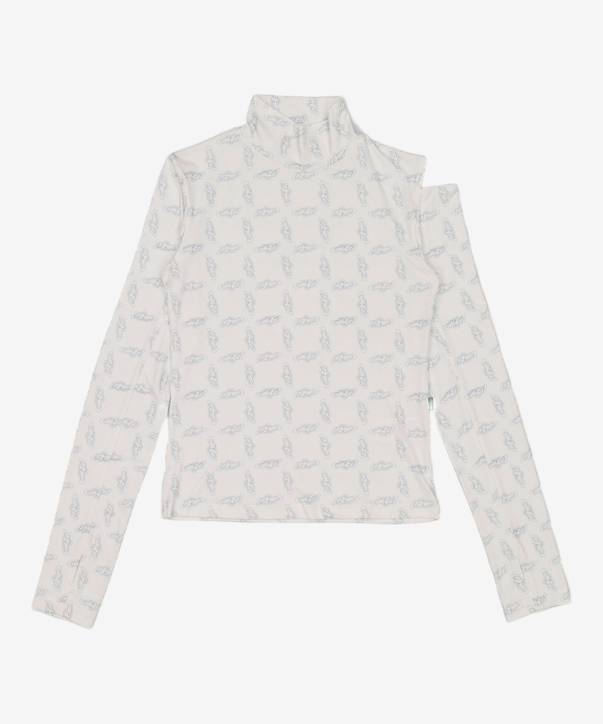 어피스오브케이크(APIECEOFCAKE) FLIP Pattern Turtleneck_White FREE