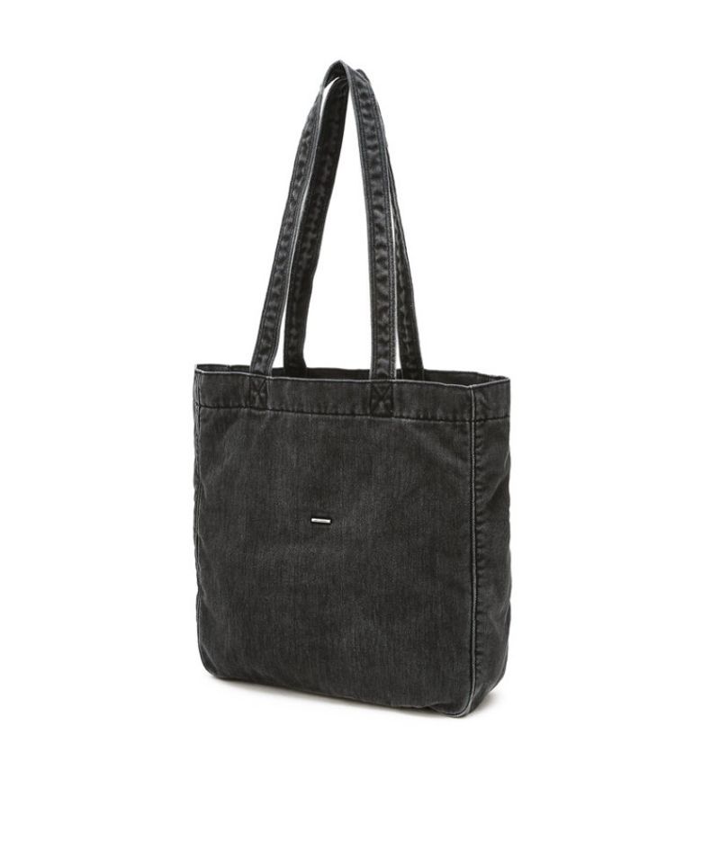 [워싱 데님][Washing Denim] 다크그레이 숄더백/에코백 JUBA6F115G2