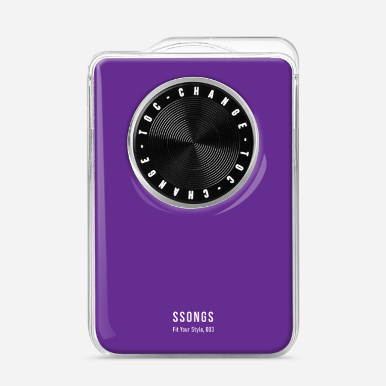 맥세이프 카드지갑 2배자력 체인지 3카드팩 컬러 에폭시 016 비비드퍼플