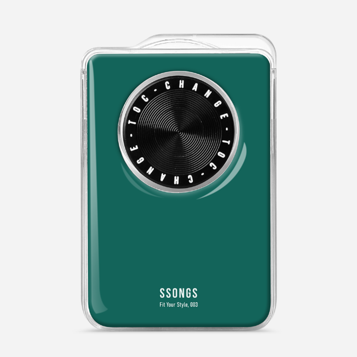 쏭스(SSONGS) 맥세이프 카드지갑 2배자력 체인지 3카드팩 컬러 에폭시 021 비비드청록