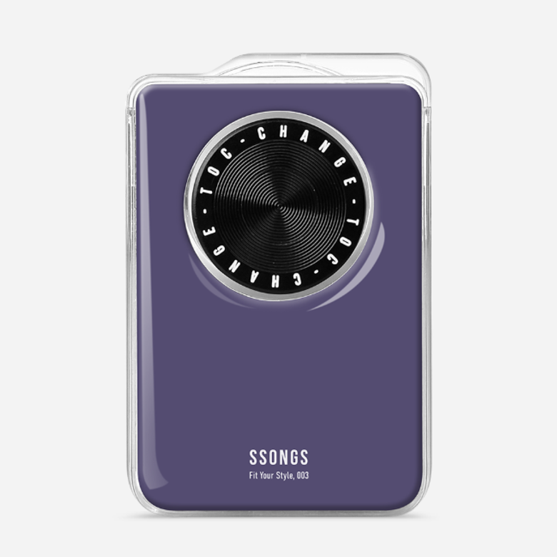 맥세이프 카드지갑 2배자력 체인지 3카드팩 컬러 에폭시 022 딥퍼플