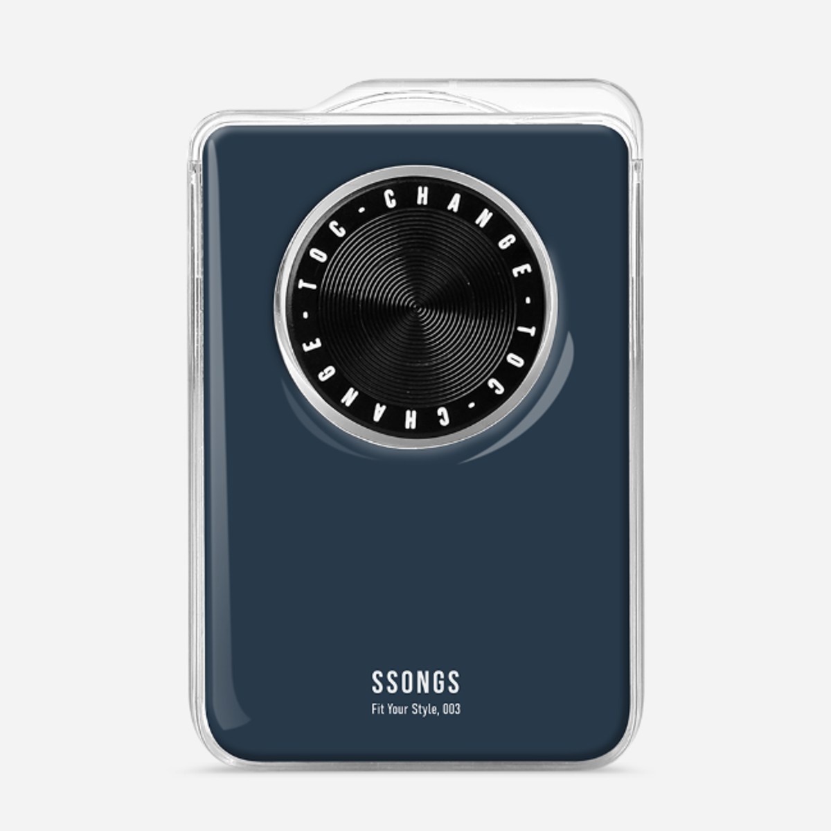 쏭스(SSONGS) 맥세이프 카드지갑 2배자력 체인지 3카드팩 컬러 에폭시 023 네이비