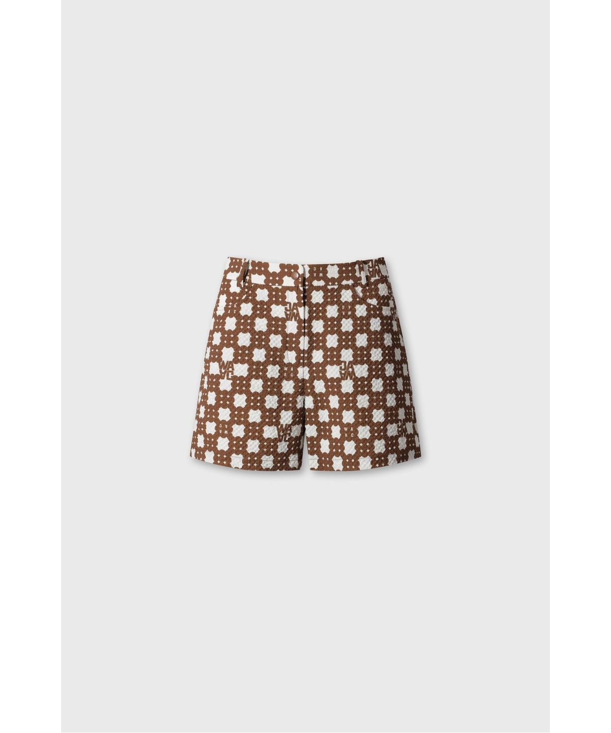 왁(WAAC) Women Pattern set up pants WWPNA26620BRX