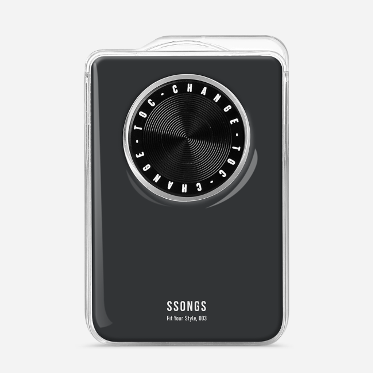 쏭스(SSONGS) 맥세이프 카드지갑 2배자력 체인지 3카드팩 컬러 에폭시 025 IP15 Pro 블랙 티타늄