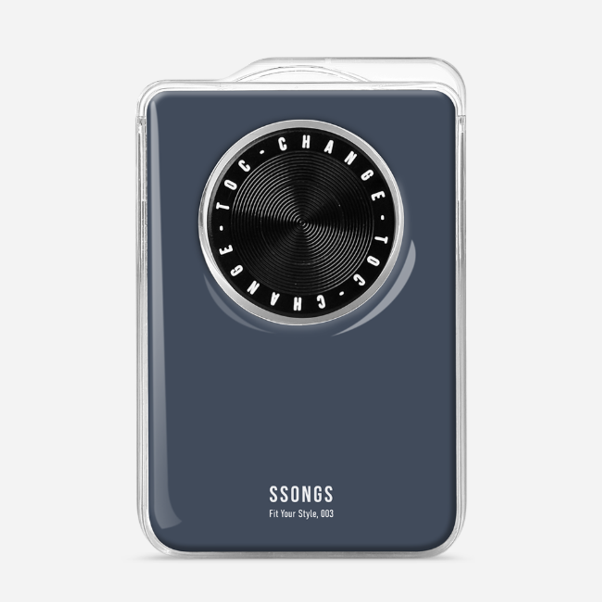 쏭스(SSONGS) 맥세이프 카드지갑 2배자력 체인지 3카드팩 컬러 에폭시 031 IP15 Pro 블루 티타늄