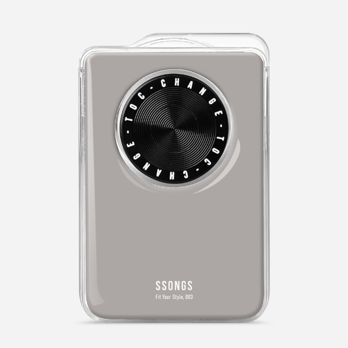 쏭스(SSONGS) 맥세이프 카드지갑 2배자력 체인지 3카드팩 컬러 에폭시 032 IP15 Pro 내추럴 티타늄