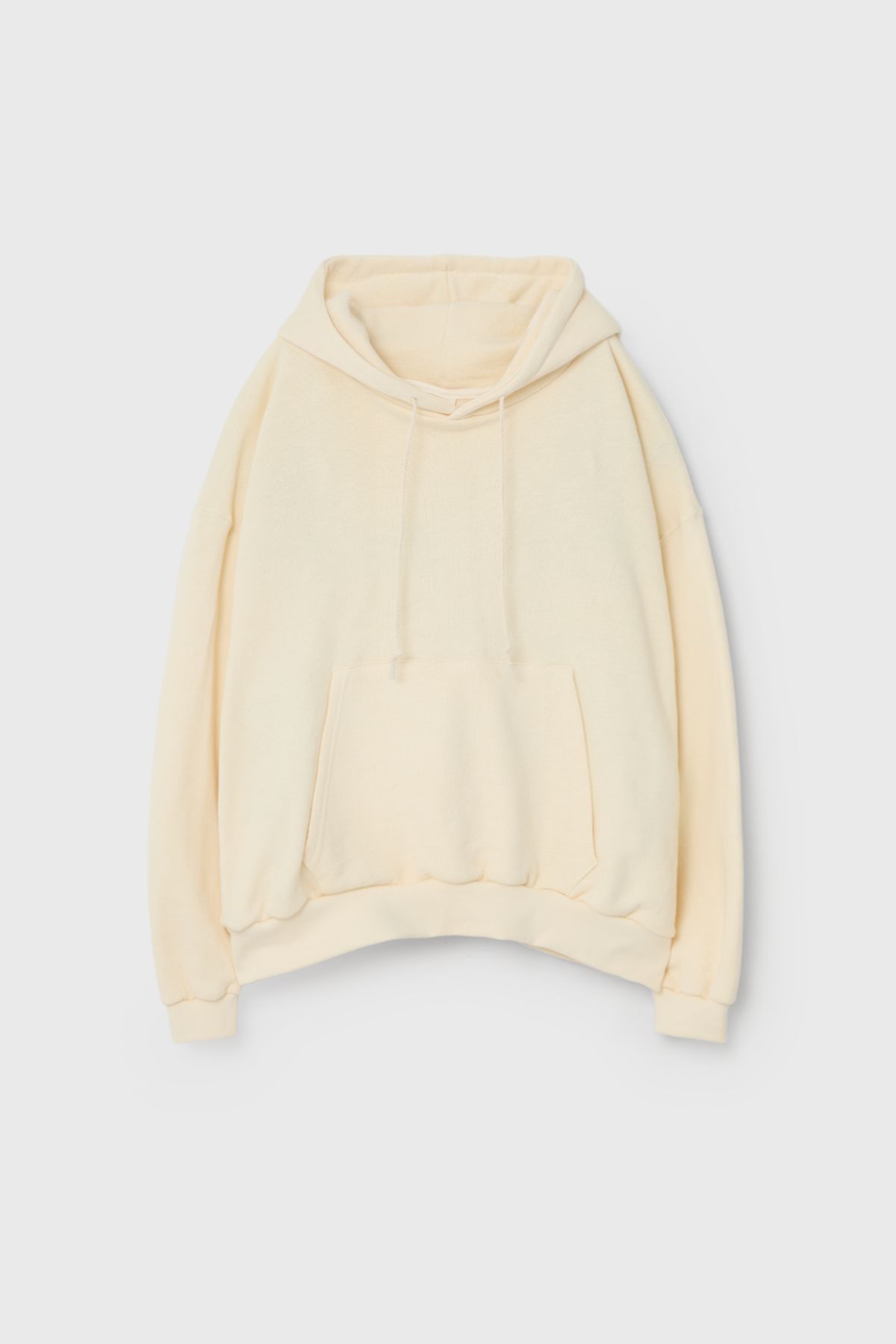 벌스데이수트(BIRTHDAYSUIT) PULL UP HOODIE (CREAM)