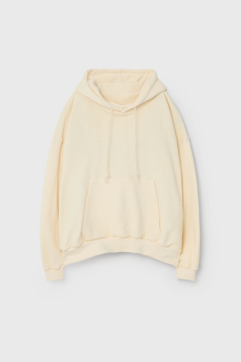 PULL UP HOODIE (CREAM)