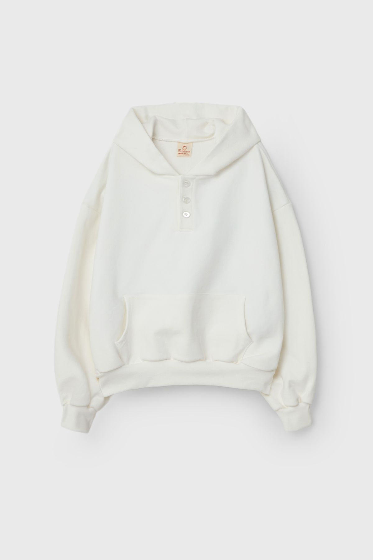벌스데이수트(BIRTHDAYSUIT) HENLEY HOODIE (OFF WHITE)