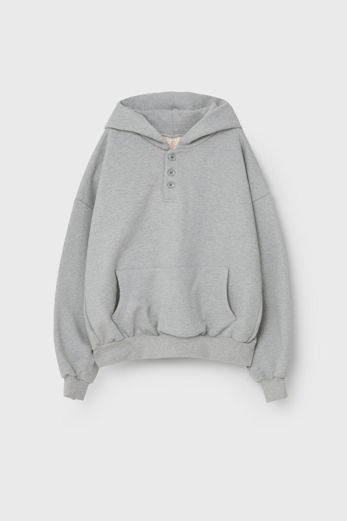 벌스데이수트(BIRTHDAYSUIT) HENLEY HOODIE (GREY)