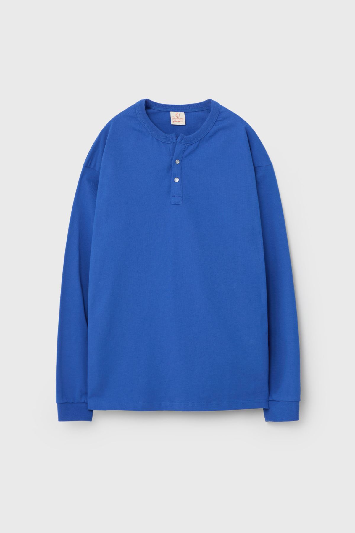 벌스데이수트(BIRTHDAYSUIT) HENLEY L/S (BLUE)