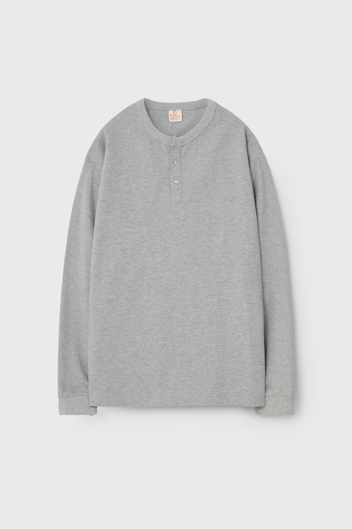 벌스데이수트(BIRTHDAYSUIT) HENLEY L/S (GREY)