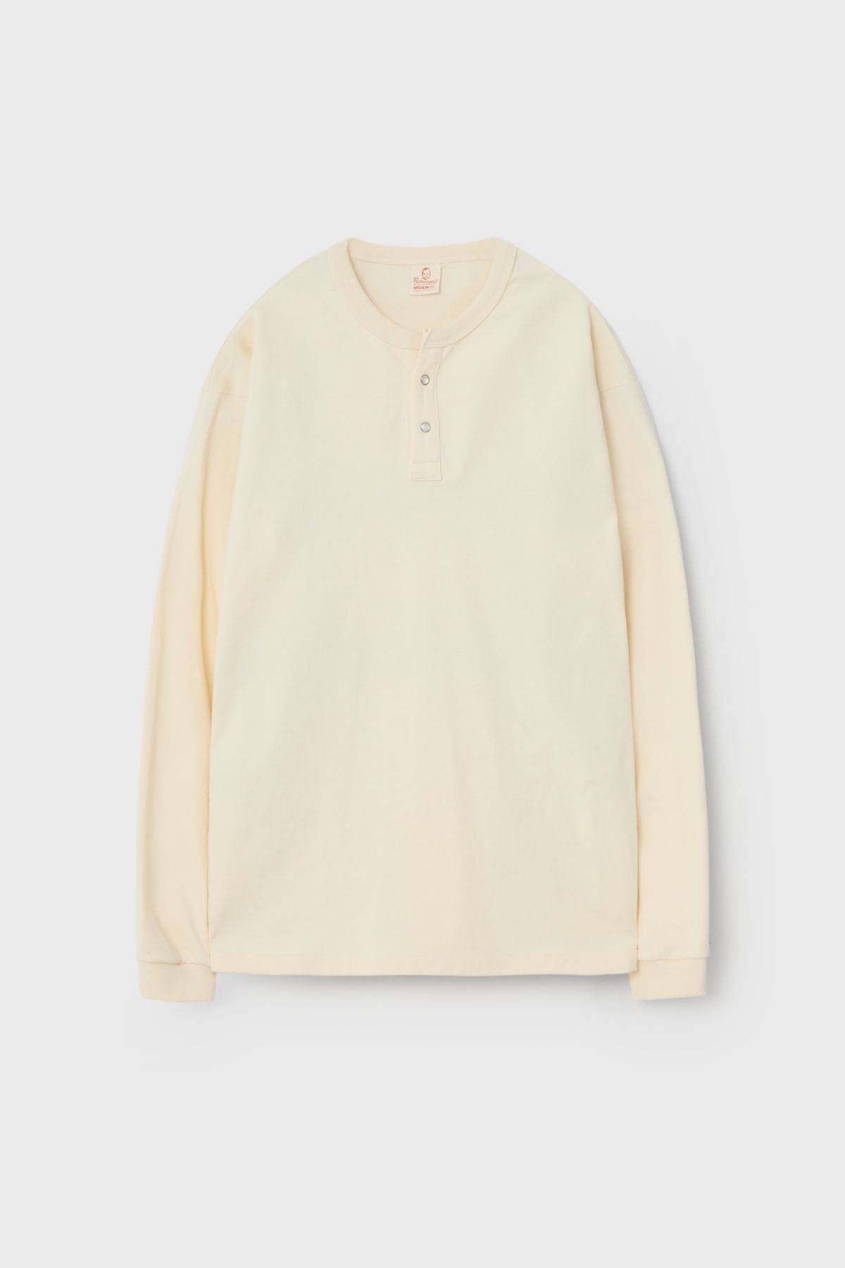 벌스데이수트(BIRTHDAYSUIT) HENLEY L/S (CREAM)