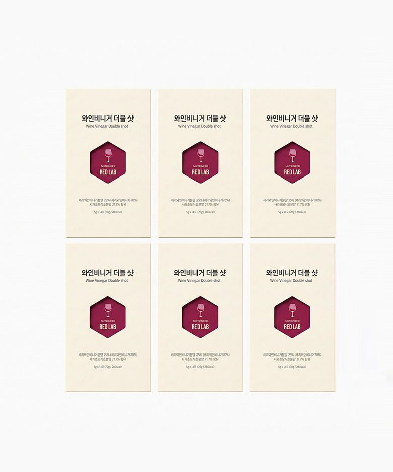 RED LAB 와인비니거 더블 샷 6박스