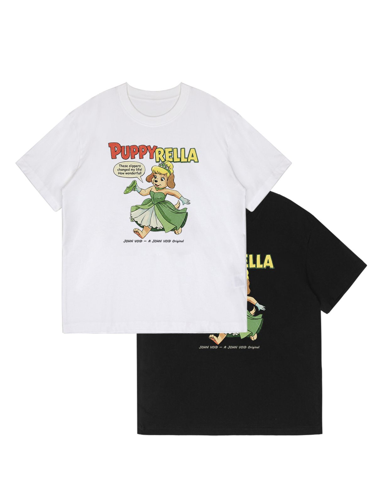 세이브어독(SAVE A DOG) PUPPYRELLA HALF-SLEEVE T-SHIRT (KIDS & UNISEX SIZE ~5XL)