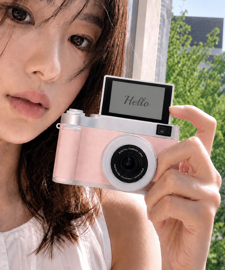 빈티지 디지털 카메라 180도 회전 셀카모드 기능 (SD카드+스트랩+케이블 포함)