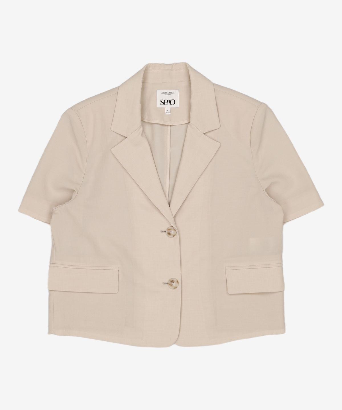 스파오(SPAO) [포우먼] 크롭 싱글 자켓_SPJKB37W92 M