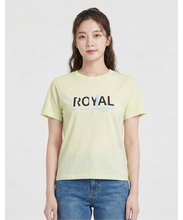 로얄프린트 반팔티셔츠_RB24CTC030Z