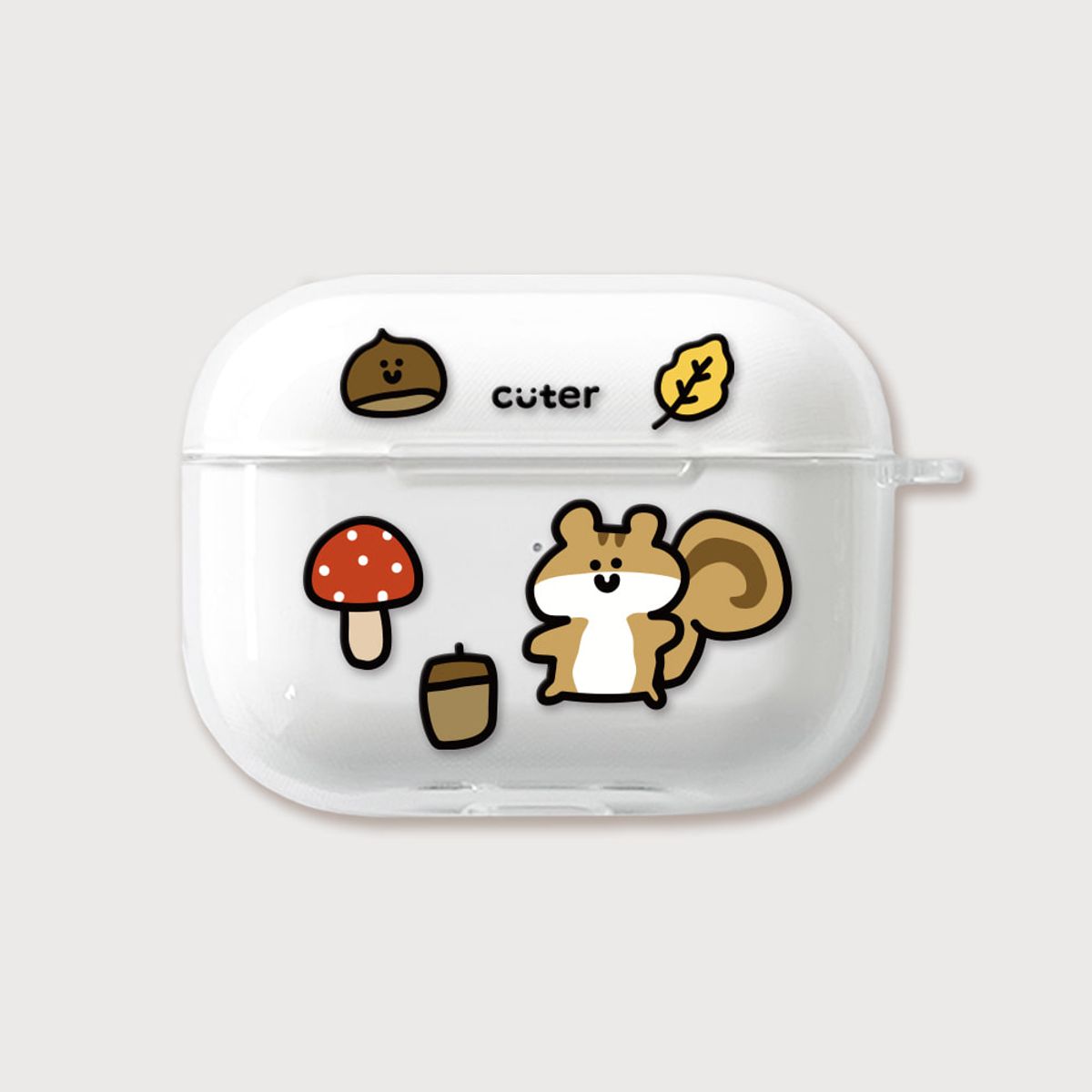 큐터(CUTER) 가을 다람쥐 (에어팟 3/4 & 프로)