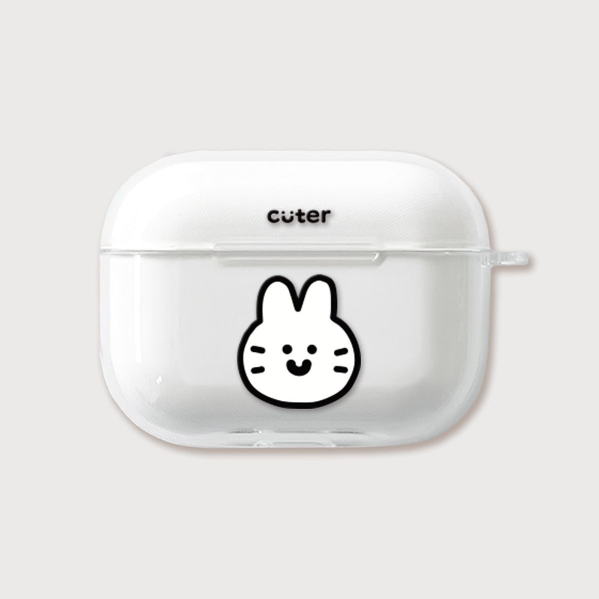 큐터(CUTER) 래빗 화이트 (에어팟 3/4 & 프로)