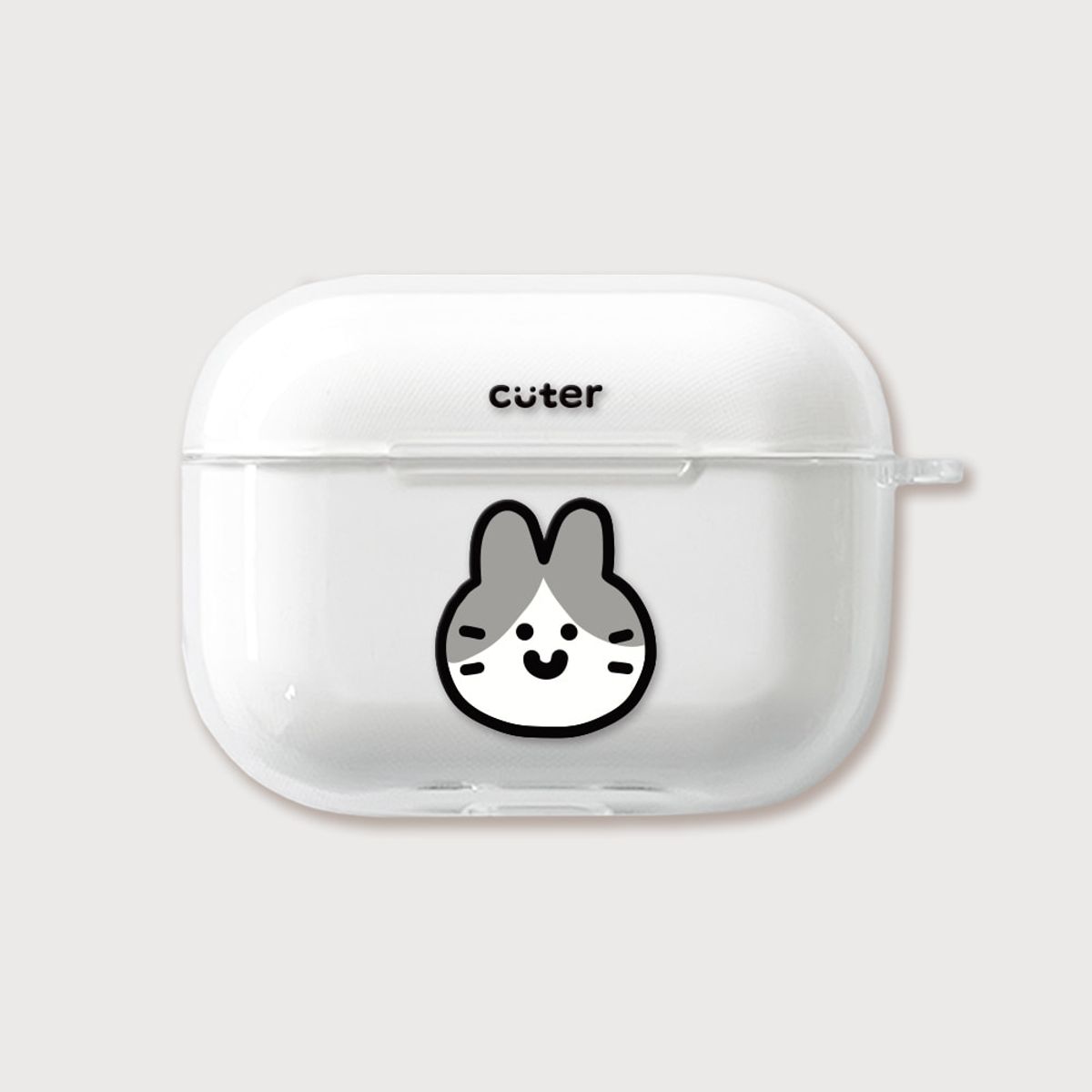 큐터(CUTER) 래빗 그레이 (에어팟 3/4 & 프로)