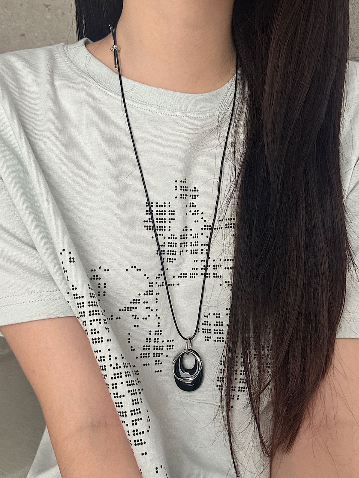 아포엠(APOEM) Dual Loop Necklace