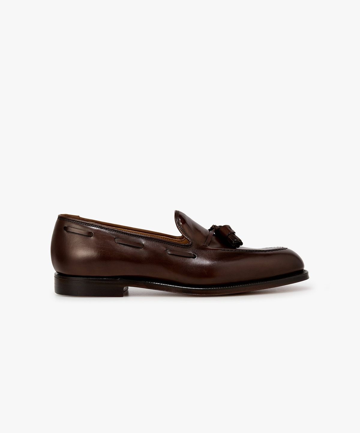 맨온더분(MAN ON THE BOON) [CROCKETT&JONES] CAVENDISH 2 레더 태슬 로퍼_다크 브라운 4716118104