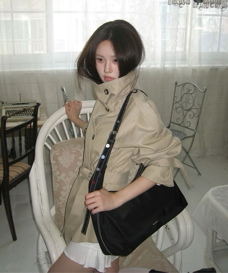 빅 나일론 숄더백 블랙 OZBGGA304B (단추참 증정)