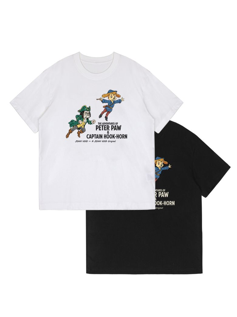 PETER PAW HALF-SLEEVE T-SHIRT (KIDS & UNISEX SIZE ~5XL)