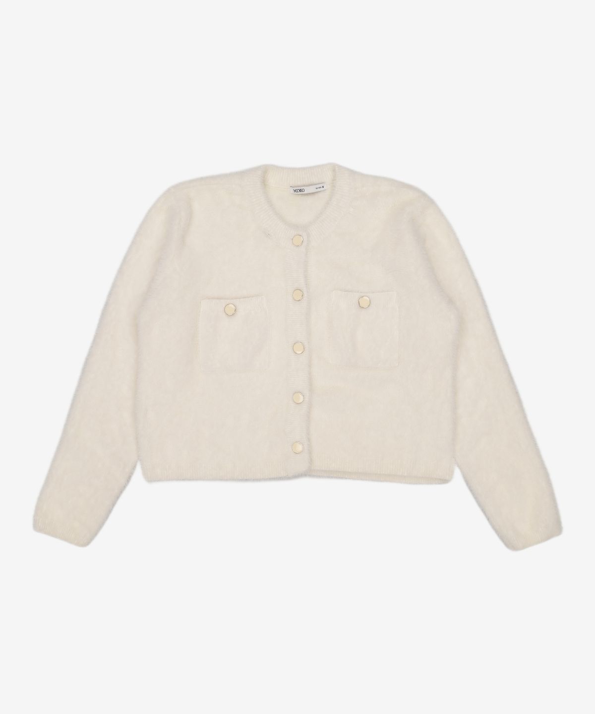 미쏘(MIXXO) 라운드 페어아일 크롭 가디건 MIWCKBV15T M