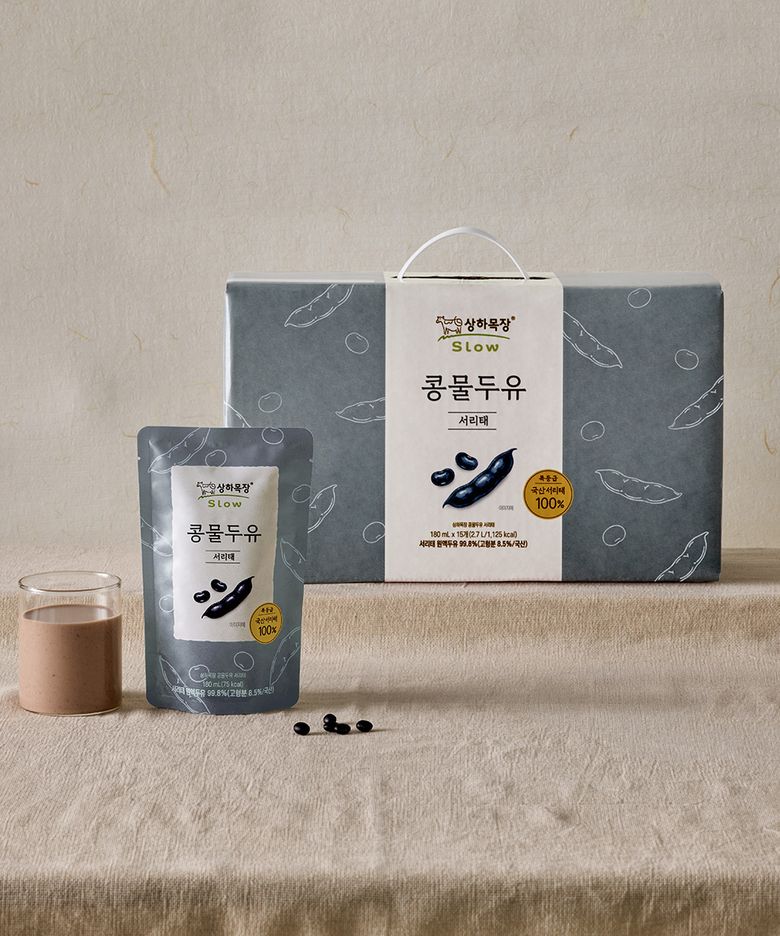 [15입] 상하목장 콩물두유 서리태 180mL