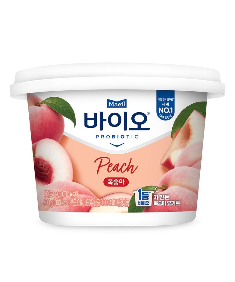 [3개입] 매일바이오 과일요거트 복숭아 400G