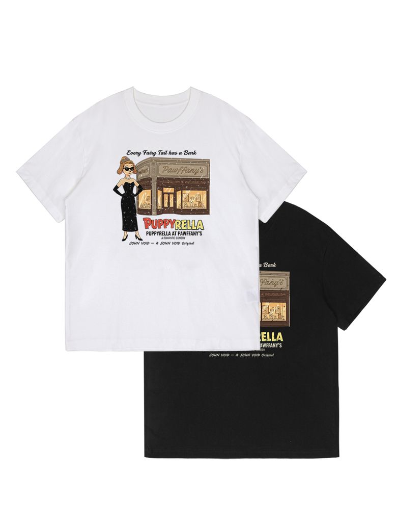 PUPPYRELLA SHOP HALF-SLEEVE T-SHIRT (KIDS & UNISEX SIZE ~5XL)