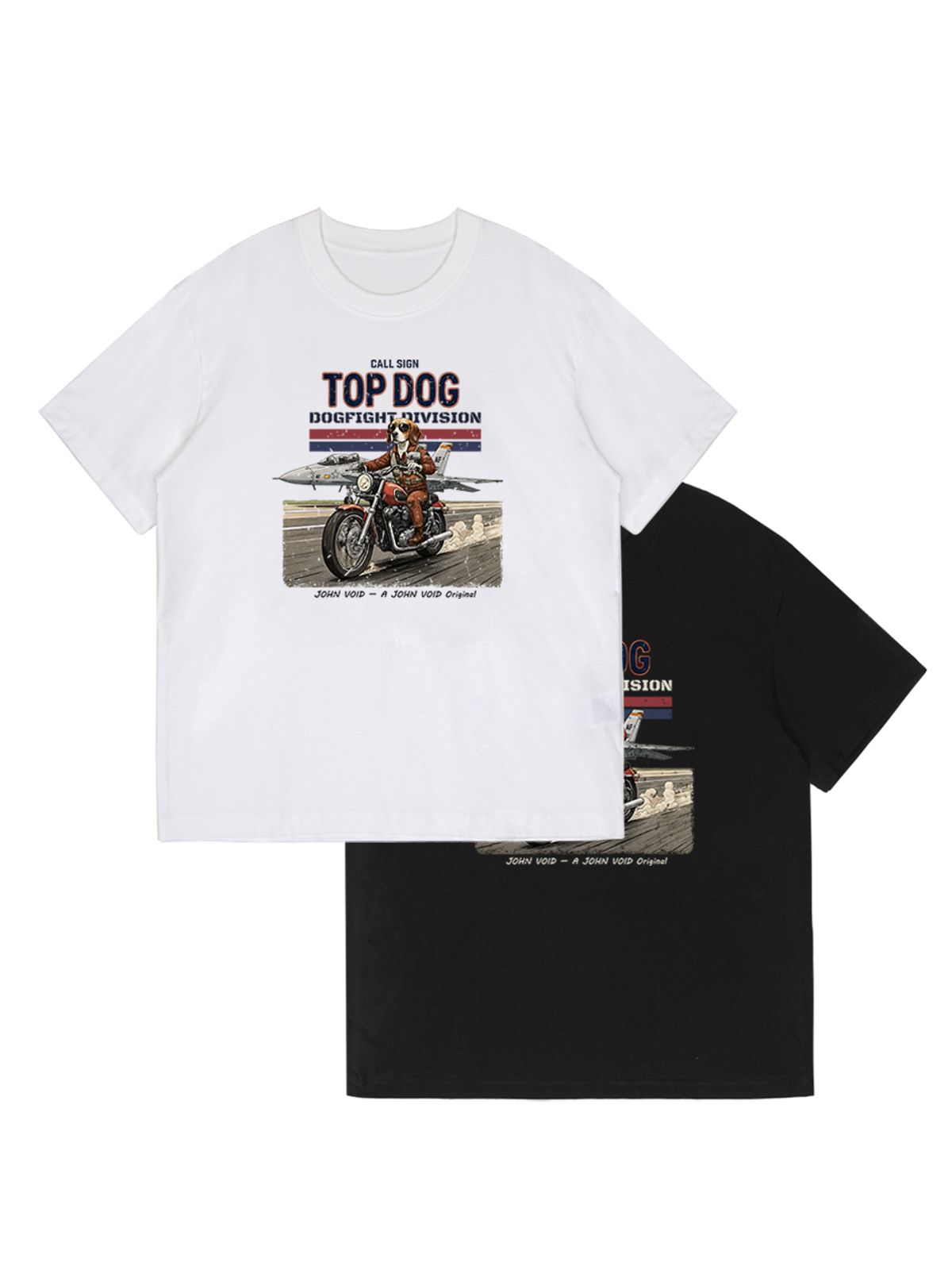 세이브어독(SAVE A DOG) TOP DOG BIKE HALF-SLEEVE T-SHIRT (KIDS & UNISEX SIZE ~5XL)
