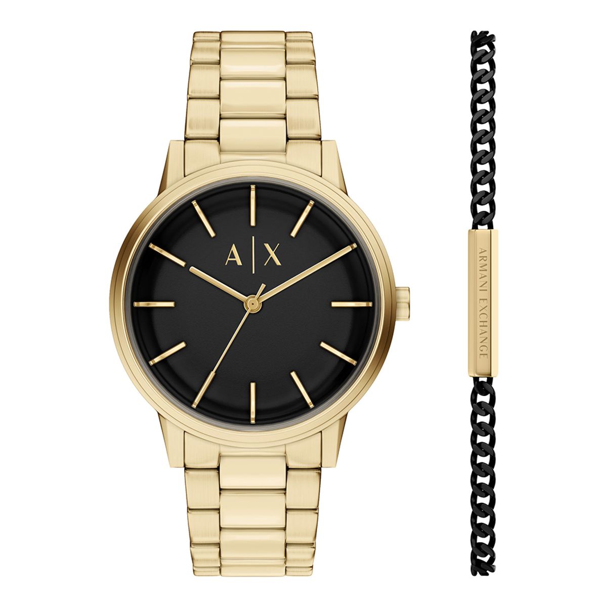 아르마니 익스체인지 시계(ARMANI EXCHANGE WATCH) AX7178SET (Cayde) 케이드 크로노그래프 팔찌 세트 남성 메탈시계